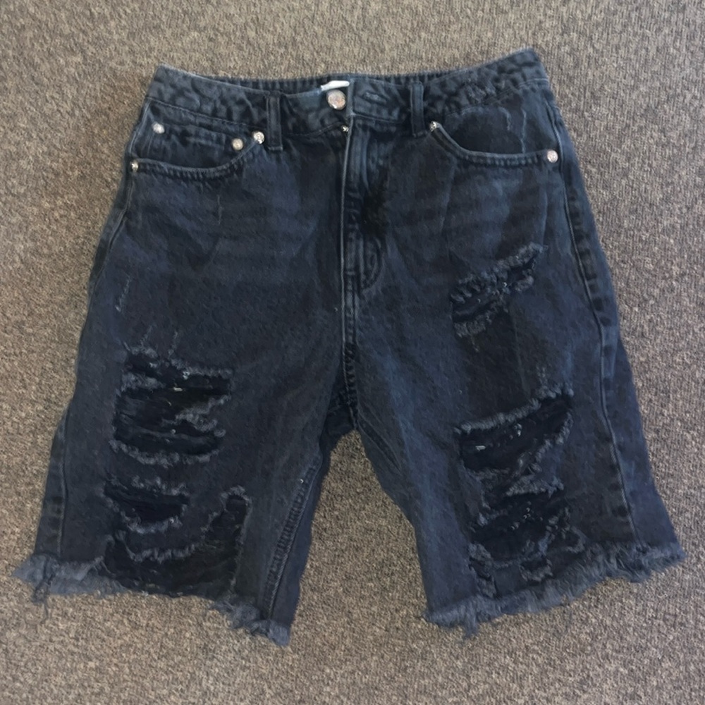 Black denim jeans, size 26